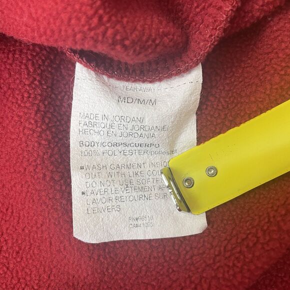 Under Armour Hoodie Mens Medium Red Hooded Pullover Sweatshirt Sweater Jumper - Picture 4 of 7